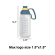 Large-capacity Water Cup With Scale | https://www.bestnamebadges.com