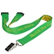 Custom 1/2" Woven Lanyards w/ Safety Breakaway | https://www.bestnamebadges.com