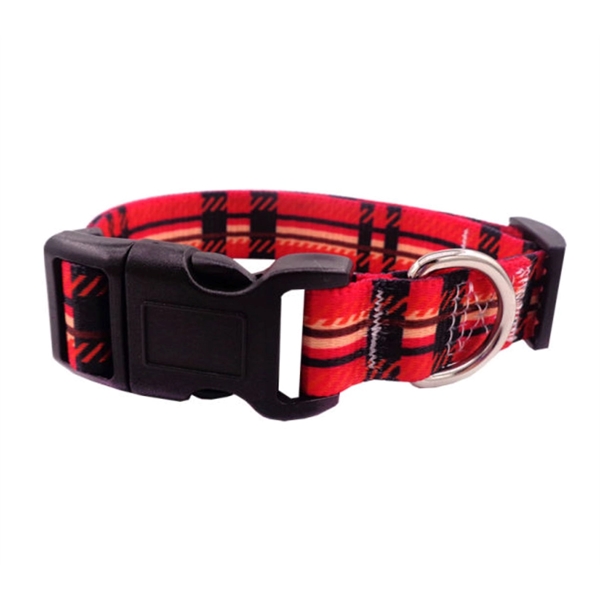 5/8"x14" Pet Collar w/ Adjustable Buckle Release Sublimation