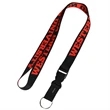 1" Woven Lanyards with Detachable Buckle Release | https://www.bestnamebadges.com