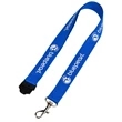 3/4" Polyester Lanyards with Safety Breakaway Badge Holder | https://www.bestnamebadges.com