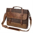Canvas Leather Computer Laptop Bag | https://www.bestnamebadges.com