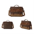 Canvas Leather Computer Laptop Bag | https://www.bestnamebadges.com