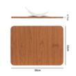 Woodgrain Wireless Charging Mouse Pad | https://www.bestnamebadges.com