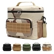 Leakproof Reusable Lunch Bag With Molle Webbing | https://www.bestnamebadges.com