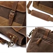 Canvas Leather Computer Laptop Bag | https://www.bestnamebadges.com