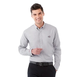 Men's IRVINE Oxford LS Shirt | https://www.bestnamebadges.com