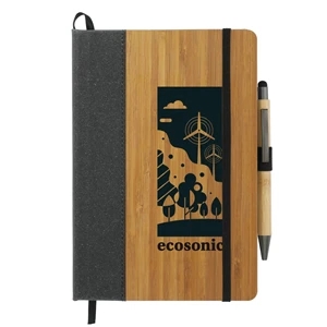 Bamboo Bound Journal Bundle Set | https://www.bestnamebadges.com