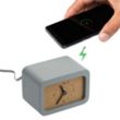 Set in Stone Wireless Charging Desk Clock | https://www.bestnamebadges.com