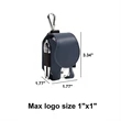 Golf PU Leather Ball Pouch Bag | https://www.bestnamebadges.com