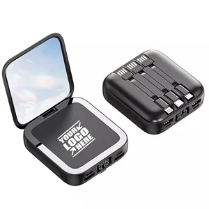 Charging Power Bank Led Makeup Mirror | https://www.bestnamebadges.com