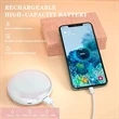 4 In 1 Power Bank Makeup Mirror With Lights | https://www.bestnamebadges.com