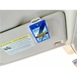 Easy-Reach TM Auto Visor Clip with Credit Card Sanitizer | https://www.bestnamebadges.com
