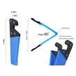 Foldable V Model Phone Stand | https://www.bestnamebadges.com