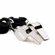 Stainless Steel Whistle With Lanyard | https://www.bestnamebadges.com
