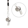 Stainless Steel Whistle With Lanyard | https://www.bestnamebadges.com