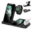 3 In 1 Custom Logo Foldable Wireless Charger | https://www.bestnamebadges.com