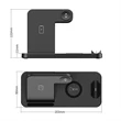 3 In 1 Custom Logo Foldable Wireless Charger | https://www.bestnamebadges.com