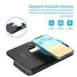 3 In 1 Custom Logo Foldable Wireless Charger | https://www.bestnamebadges.com