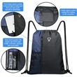 Drawstring Backpack Sports Gym Bag For Women Men | https://www.bestnamebadges.com