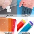 Plastic Document Envelopes Clear File Bags With Button | https://www.bestnamebadges.com