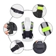 Adjustable Reflective Chest Rig Bag | https://www.bestnamebadges.com