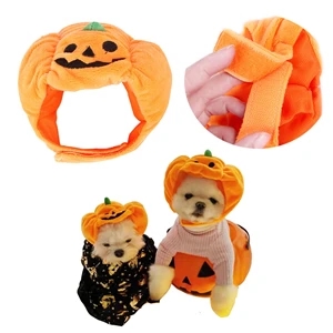 Halloween Pumpkin Pet Hat With Custom Logo