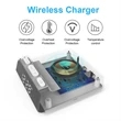 15W Wireless Charger Alarm Clock | https://www.bestnamebadges.com