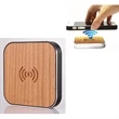High-End 15W Fast Wireless Charger Wood Grain | https://www.bestnamebadges.com