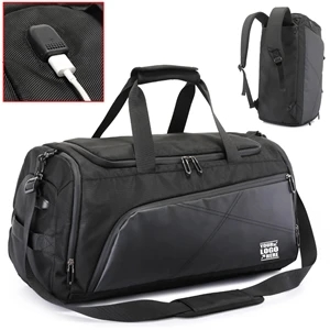 Duffle Bag With Usb Port | https://www.bestnamebadges.com
