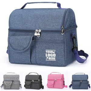2 Container Insulated Lunch Bag | https://www.bestnamebadges.com