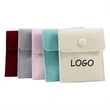 Multicolor Velvet Jewelry Gift Pouches With Snap Button | https://www.bestnamebadges.com