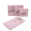 Multicolor Velvet Jewelry Gift Pouches With Snap Button | https://www.bestnamebadges.com
