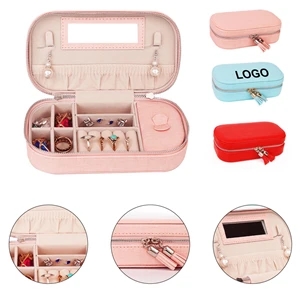 Portable Pu Jewelry Storage Box