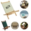 Wooden Beach Chair | https://www.bestnamebadges.com
