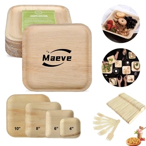 Biodegradable Eco Friendly Palm Leaf Disposable Platters