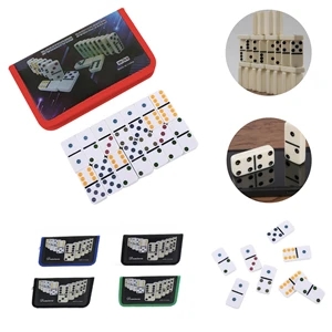 Dominoes Set Tiles Games - Double 6 And 28 Pcs In Zipper Bag