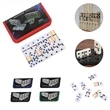 Dominoes Set Tiles Games - Double 6 And 28 Pcs In Zipper Bag | https://www.bestnamebadges.com
