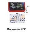 Dominoes Set Tiles Games - Double 6 And 28 Pcs In Zipper Bag | https://www.bestnamebadges.com