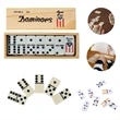 28 Pcs Double Six Ivory Domino Tiles Set | https://www.bestnamebadges.com