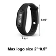 Silicone Watch Digital Pedometer With Custom Logo | https://www.bestnamebadges.com