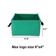 Collapsible Portable Container Storage Bucket | https://www.bestnamebadges.com