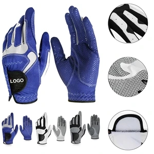 Men's Left Hand Grip Soft Comfortable Golf Gloves