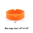 Round Silicone Ashtray | https://www.bestnamebadges.com