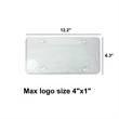 Unbreakable License Plate Covers Shields | https://www.bestnamebadges.com