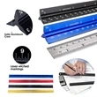 Aluminum Architectural Scale Ruler Engineer Triangular Ruler | https://www.bestnamebadges.com