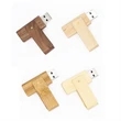 Wooden Swivel USB Drive 2.0 | https://www.bestnamebadges.com