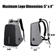 Water Resistant Large Laptop Backpack | https://www.bestnamebadges.com