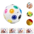 Rainbow Puzzle Ball | https://www.bestnamebadges.com