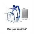 Clear Backpack | https://www.bestnamebadges.com